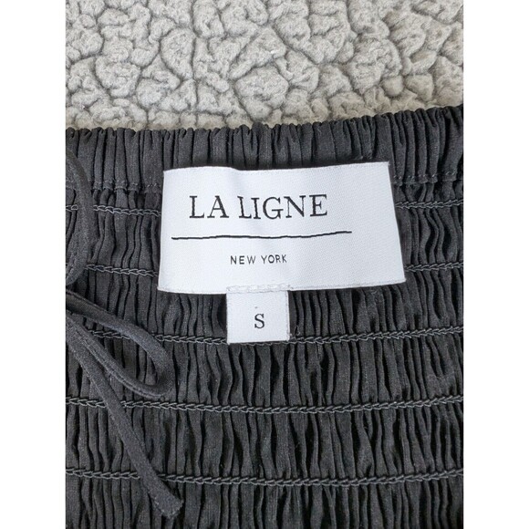 La Ligne Jumpsuit Mason Womens Size Small Black Removable Straps $395 NWOT - Picture 3 of 16